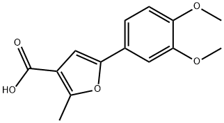 MFCD04377930|呋喃-3-羧酸,5-(3,4-二甲氧苯基)-2-甲基-