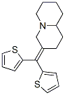 3-[二(2-噻吩基)亚甲基]八氢-2H-喹嗪, 69664-10-4, 结构式