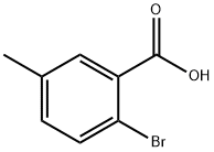 2-溴-5-甲基苯甲酸,6967-82-4,结构式