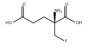 alpha-(fluoromethyl)glutamic acid Structure