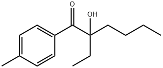 2-ethyl-2-hydroxy-4'-methylhexanophenone,69673-89-8,结构式