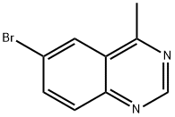 6-溴-4-甲基-喹唑啉, 69674-27-7, 结构式