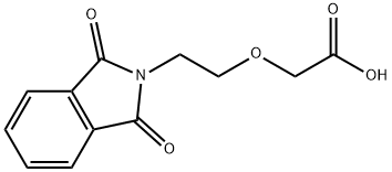 2-(2-苯二甲酰亚胺已氧基)乙酸, 69676-65-9, 结构式