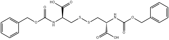 N,N'-二(苄氧羰基)-L-胱氨酸,6968-11-2,结构式