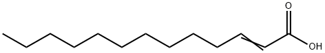 2-TRIDECENOIC ACID Struktur