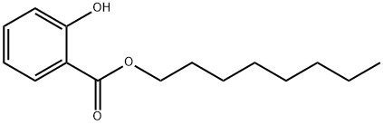 2-ヒドロキシベンゼンカルボン酸オクチル 化学構造式