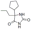 5-cyclopentyl-5-propyl-imidazolidine-2,4-dione,6969-85-3,结构式