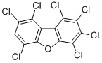 1,2,3,4,6,8,9-HEPTACHLORODIPHENYLENEOXIDE, 69698-58-4, 结构式