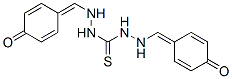 1,3-bis[(4-oxo-1-cyclohexa-2,5-dienylidene)methylamino]thiourea,6970-40-7,结构式