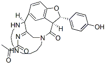 (3S,3aS,15S)-3,3a,6,7,8,9,10,11,12,13,14,15-Dodecahydro-3-(4-hydroxyphenyl)-4H-1,16-etheno-5,15-(propaniminoethano)furo[3,4-l][1,5,10]triazacyclohexadecine-4,21-dione|