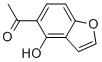 1-(4-HYDROXYBENZOFURAN-5-YL)ETHANONE Structure