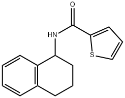 2-Thiophenecarboxamide,N-(1,2,3,4-tetrahydro-1-naphthalenyl)-(9CI) 化学構造式