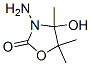 2-Oxazolidinone, 3-amino-4-hydroxy-4,5,5-trimethyl- (9CI) 化学構造式