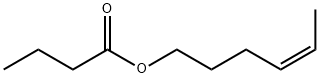 酪酸(Z)-4-ヘキセン-1-イル 化学構造式