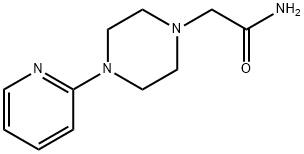1-Piperazineacetamide, 4-(2-pyridinyl)- 化学構造式