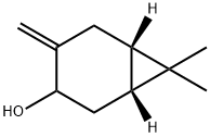 Bicyclo[4.1.0]heptan-3-ol, 7,7-dimethyl-4-methylene-, (1R,6S)- (9CI) 化学構造式