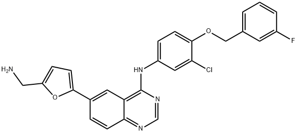N-De[2-(Methylsulfonyl)ethyl] Lapatinib 化学構造式