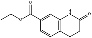 methyl 1,2,3,4-tetrahydro-2-oxoquinoline-7-carboxylate 化学構造式