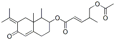 69734-55-0 5-Acetoxy-4-methyl-2-pentenoic acid 1,2,3,4,6,7,8,8a-octahydro-1,8a-dimethyl-7-(1-methylethylidene)-6-oxonaphthalen-2-yl ester