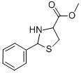 2-PHENYLTHIAZOLIDINE-4-CARBOXYLIC ACID METHYL ESTER 化学構造式