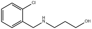 3-{[(2-氯苯基)甲基]氨基}丙-1-醇,69739-55-5,结构式