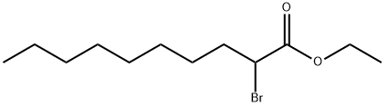 2-ブロモデカン酸エチル 化学構造式