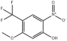 2-硝基-4-三氟甲基-5-甲氧基苯酚, 69741-66-8, 结构式