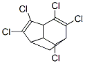 2,3,4,5,7-Pentachloro-3a,6,7,7a-tetrahydro-1,6-methano-1H-indene,69743-79-9,结构式
