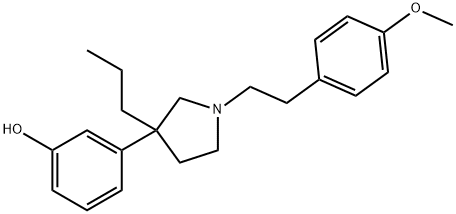 3-[1-(4-Methoxyphenethyl)-3-propyl-3-pyrrolidinyl]phenol|