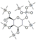 1-O-[Bis(trimethylsiloxy)phosphinyl]-2-O,3-O,4-O-tris(trimethylsilyl)-D-galactopyranuronic acid trimethylsilyl ester|