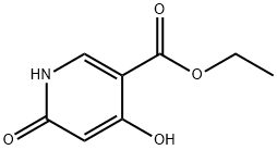 4, 6-DIHYDROXYNICOTINIC ACID ETHYL ESTER Structure