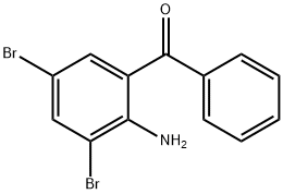 2-AMINO-3,5-DIBROMOBENZOPHENONE,69751-74-2,结构式