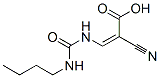 (Z)-3-(butylcarbamoylamino)-2-cyano-prop-2-enoic acid|