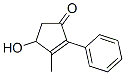 3-Methyl-4-hydroxy-2-phenyl-2-cyclopentene-1-one,69766-87-6,结构式
