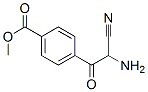 Benzoic  acid,  4-(aminocyanoacetyl)-,  methyl  ester  (9CI) 结构式