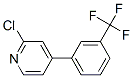2-CHLORO-4-(3-TRIFLUOROMETHYLPHENYL)PYRIDINE 化学構造式
