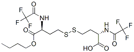 (2S,2'S)-4,4'-Dithiobis[2-(trifluoroacetyl)aminobutyric acid butyl] ester Structure