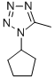 1H-Tetrazole,1-cyclopentyl-5-methyl-(9CI) 化学構造式
