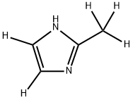 2-メチルイミダゾール-D5 (MAJOR) 化学構造式