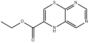 5H-嘧啶并[4,5-B][1,4]噻嗪-6-甲酸乙酯, 69785-97-3, 结构式