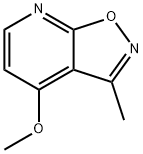 Isoxazolo[5,4-b]pyridine, 4-methoxy-3-methyl- (9CI) Struktur