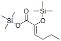 2-[(Trimethylsilyl)oxy]-2-hexenoic acid trimethylsilyl ester,69796-61-8,结构式