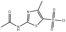 2-ACETYLAMINO-4-METHYL-THIAZOLE-5-SULFONYL CHLORIDE Struktur