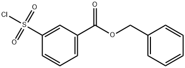 间磺酰氯苯甲酸苄酯,69812-50-6,结构式