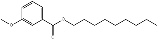 3-Methoxybenzoic acid nonyl ester Struktur