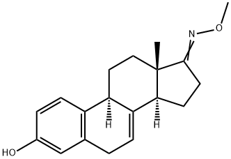 3-Hydroxy-1,3,5(10),7-estratetren-17-one O-methyl oxime,69834-04-4,结构式