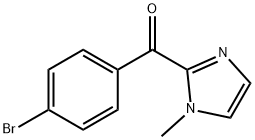 (4-bromophenyl)(1-methyl-1H-imidazol-2-yl)methanone 化学構造式