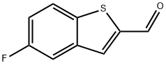 5-Fluoro-1-benzothiophene-2-carbaldehyde Struktur