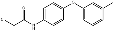 2-CHLORO-N-[4-(3-METHYLPHENOXY)PHENYL]ACETAMIDE,69838-52-4,结构式