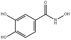 3,4-二羟基苯甲羟肟酸,69839-83-4,结构式